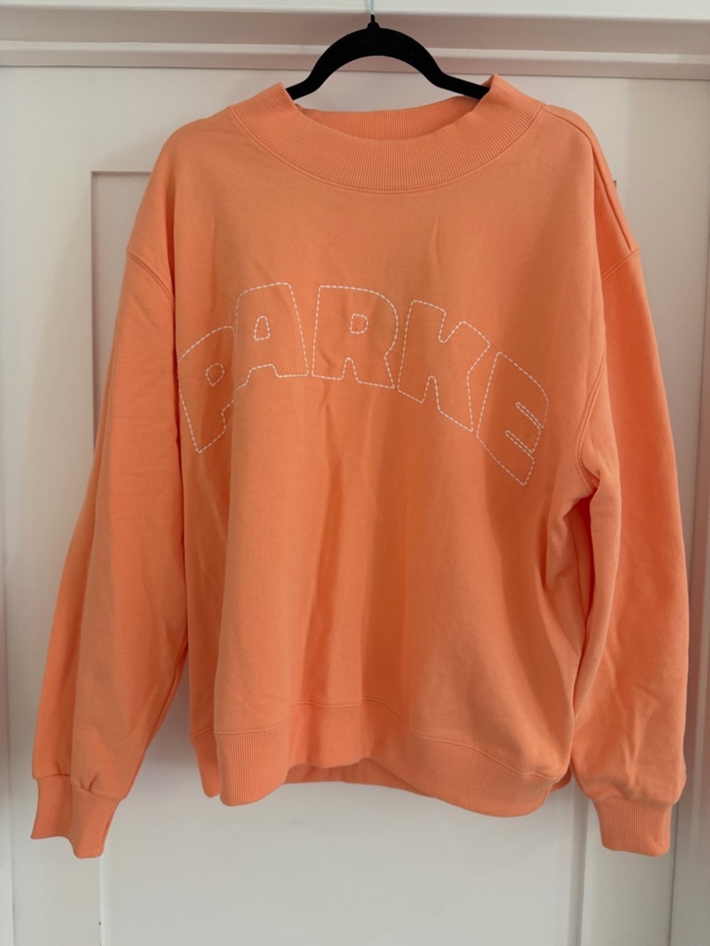 Parke X Target Orange Logo Crew Sweatshirt L/XL